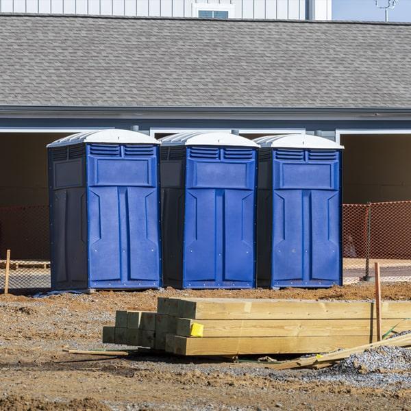 Heavy-duty construction site porta potty in Wasilla, Alaska