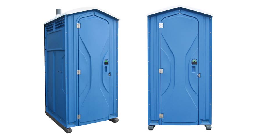 Long-term porta potty units on site in Wasilla, Alaska